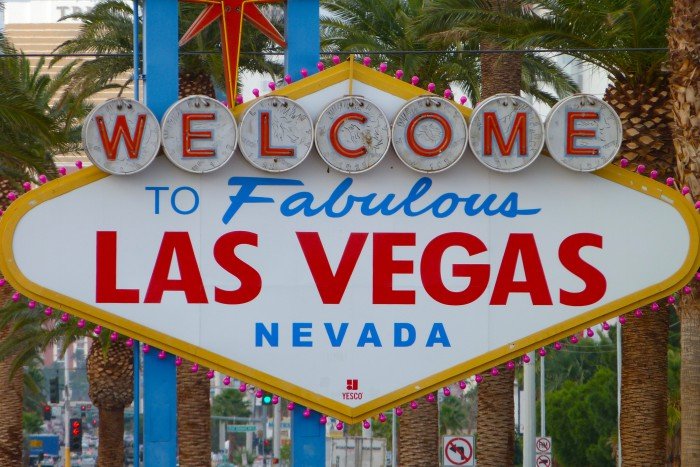 Principais Pontos Turísticos de Las Vegas 7 placa de las vegas em nevada