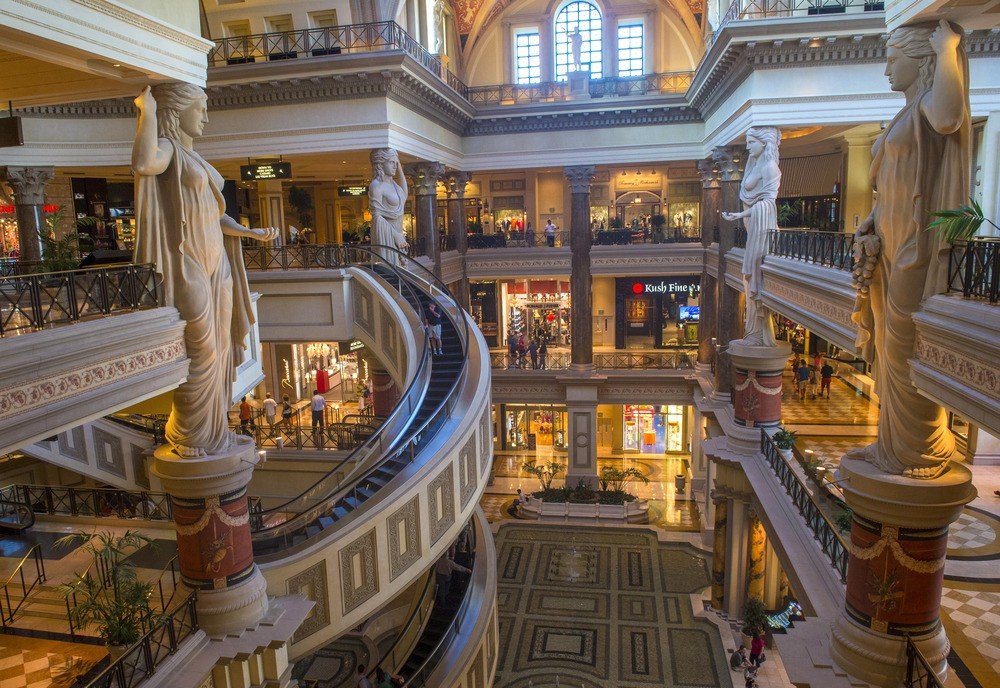 Principais Shoppings em Las Vegas 5 caesars-forum-shops-las-vegas