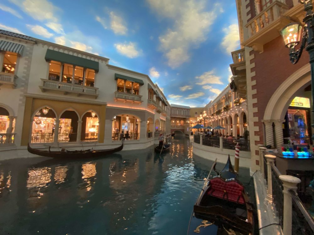 Roteiro de 2 a 3 dias em Las Vegas 2 Passeio de gôndola no The Venetian
